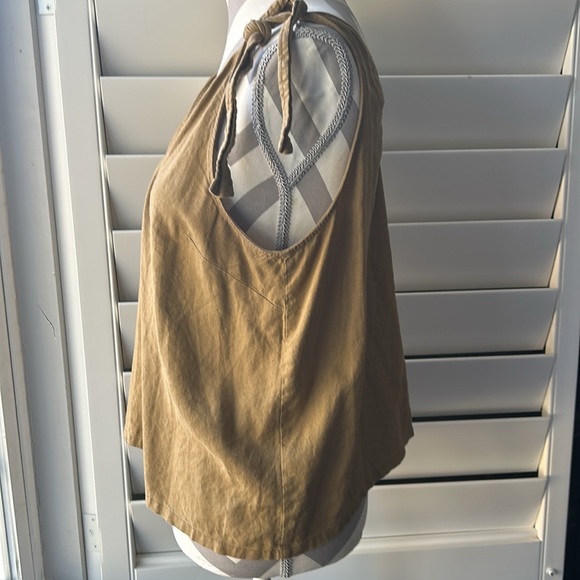 Treasure and Bond green blouse with knotts on the sleeves, in size medium - Picture 3 of 4